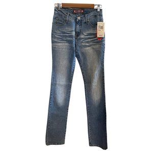 NWT Vanilla Star Jeans Juniors Low Rise Size 5 Straight boot cut classic